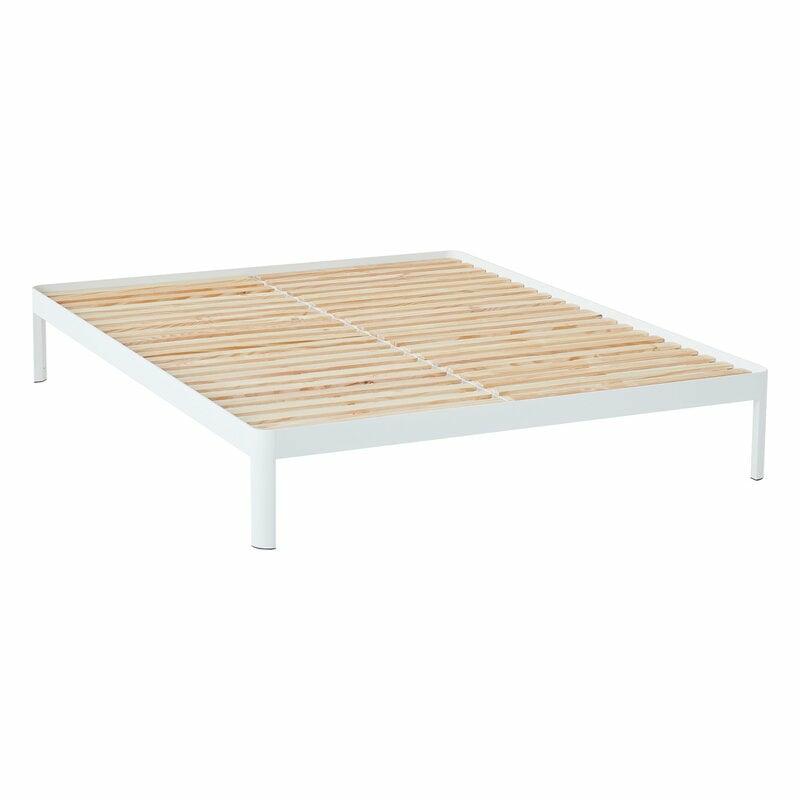 Beds |   Bed Frame With Slats, White Beds Beds