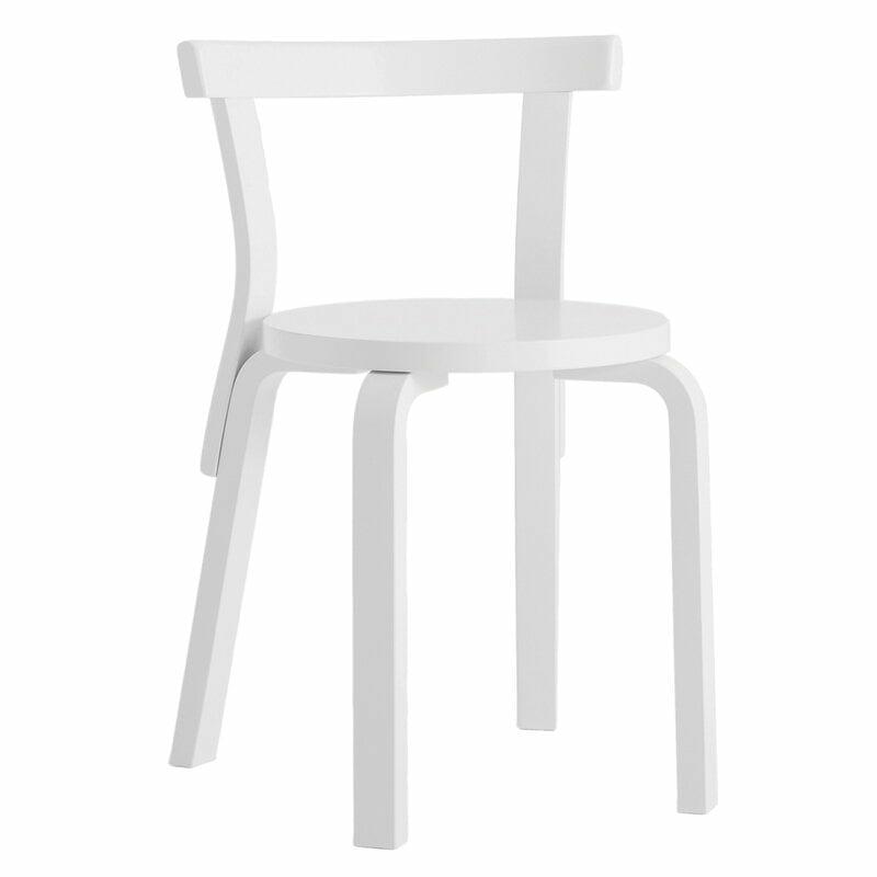 Chairs |   Aalto Chair 68, All White Chairs Chairs