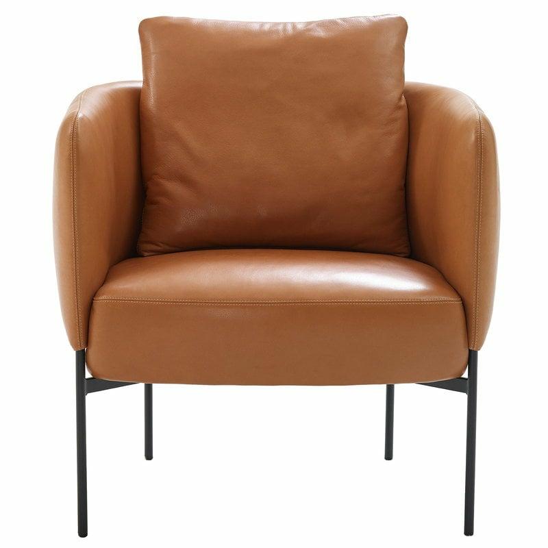 Chairs |   Bonnet Club Lounge Chair, Aniline Leather Chairs Chairs