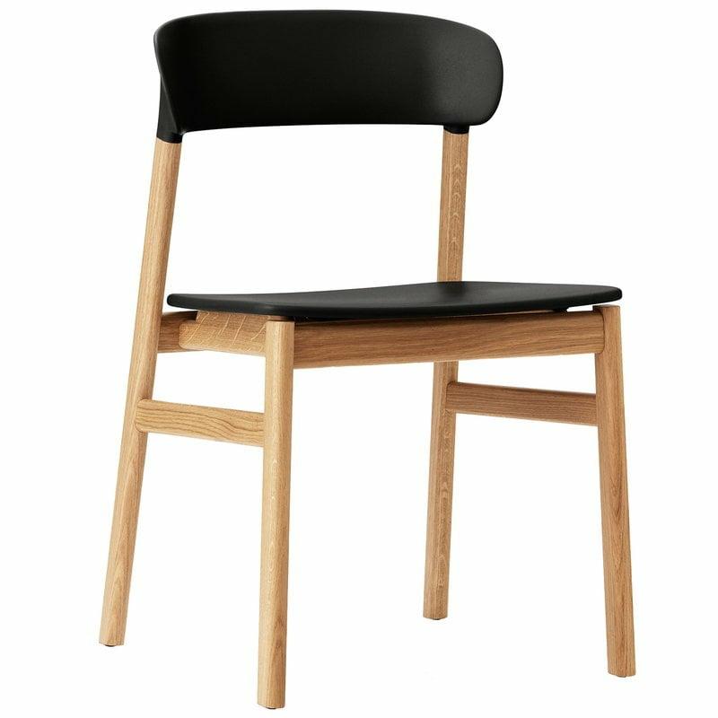 Chairs |   Herit Chair,  Oak – Black Chairs Chairs