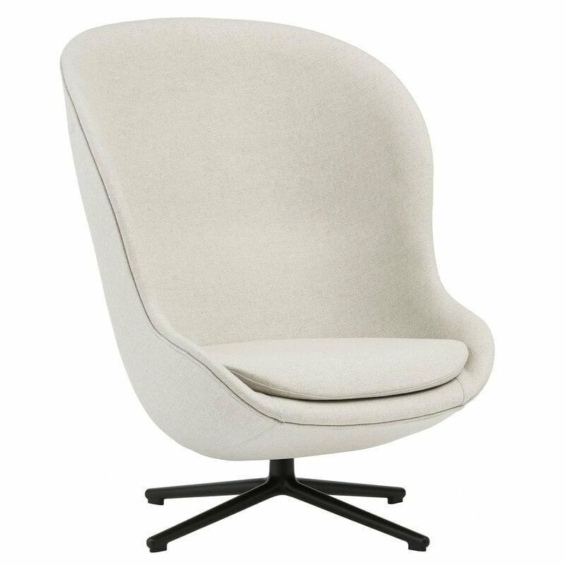 Chairs |   Hyg Lounge Chair, High, Swivel, Black – Main Line Flax 20 Chairs Chairs