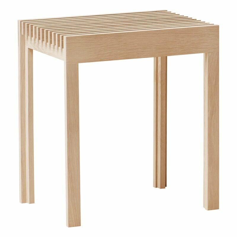 Chairs |   Lightweight Stool, White Oiled Oak Chairs Chairs