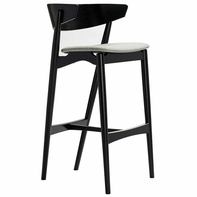 Chairs |   No 7 Bar Stool, 75 Cm, Black – Grey Remix 123 Chairs Chairs