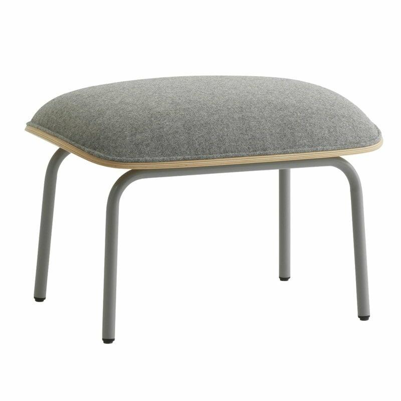 Chairs |   Pad Footstool, Grey Steel – Oak – Synergy Lds 16 Chairs Chairs