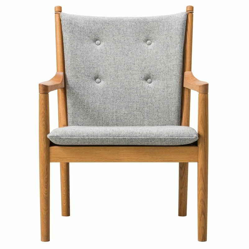 Chairs |   Wegner 1788 Easy Chair, Oiled Oak – Hallingdal65 130 Chairs Chairs