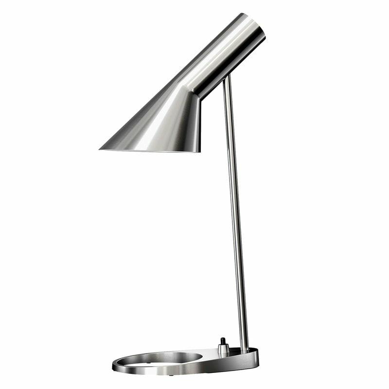 Home Office & Office Furniture |   Aj Mini Table Lamp, Polished Stainless Steel Home Office & Office Furniture Home Office & Office Furniture