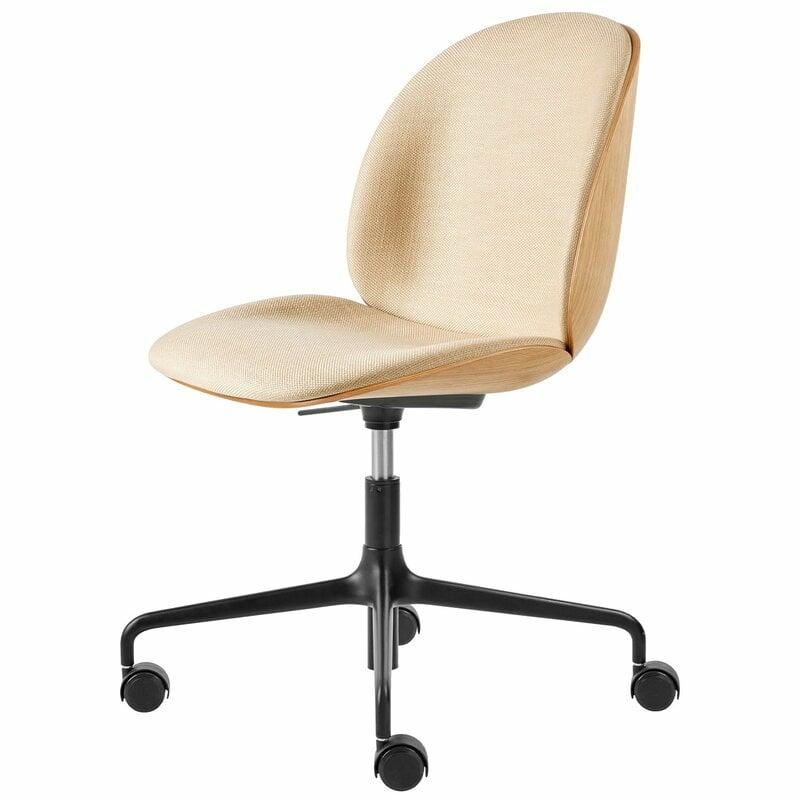 Home Office & Office Furniture |   Beetle Meeting Chair W/ Castors, Height-Adjust., Oak – Flair 134 Home Office & Office Furniture Home Office & Office Furniture