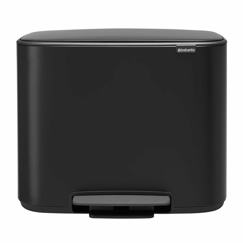 Home Office & Office Furniture |   Bo Pedal Bin 11 + 23 L, Matt Black Home Office & Office Furniture Home Office & Office Furniture