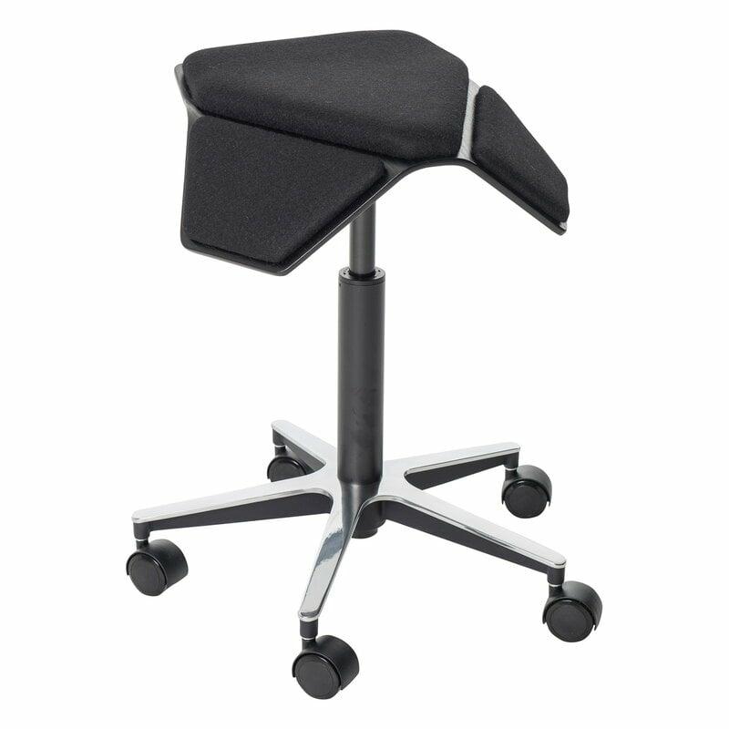 Home Office & Office Furniture |   Iloa+ Saddle Chair, Black Ash – Black Fame 60999 Home Office & Office Furniture Home Office & Office Furniture