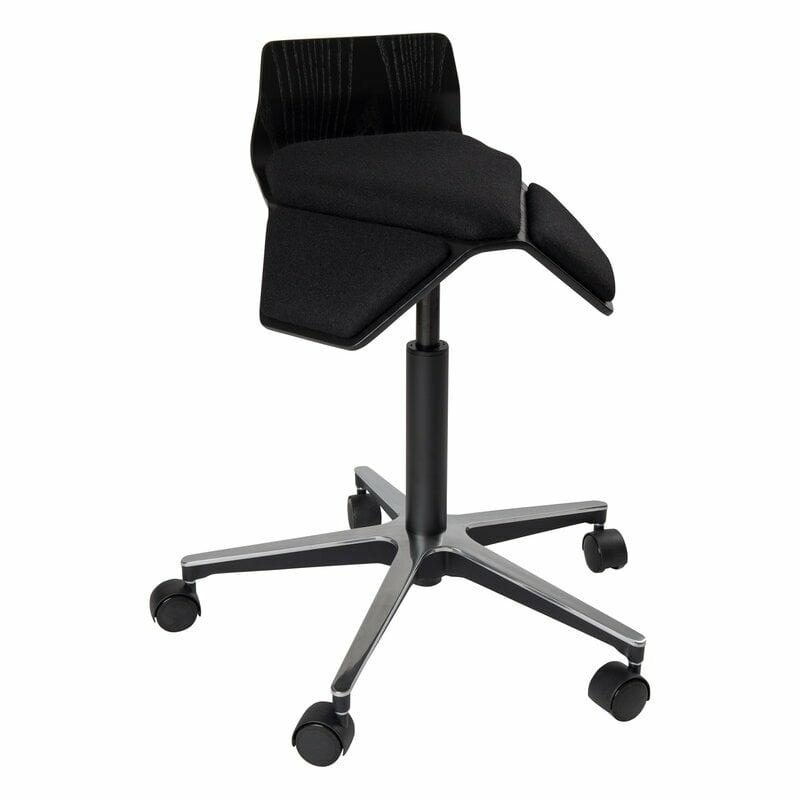 Home Office & Office Furniture |   Iloa Smile Saddle Chair, Black Ash – Black Fame 60999 Home Office & Office Furniture Home Office & Office Furniture