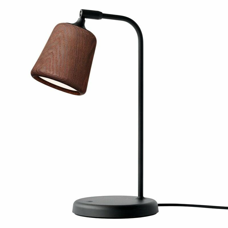 Home Office & Office Furniture |   Material Table Lamp, Smoked Oak Home Office & Office Furniture Home Office & Office Furniture