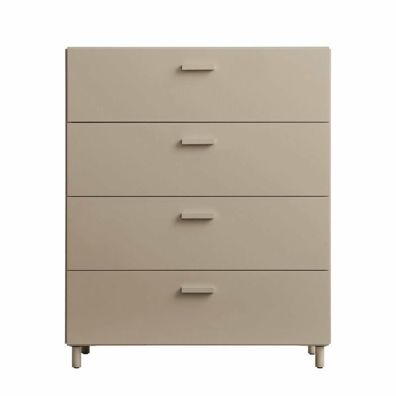 Home Office & Office Furniture |   Relief Chest Of Drawers With Legs, Wide, Beige Home Office & Office Furniture Home Office & Office Furniture