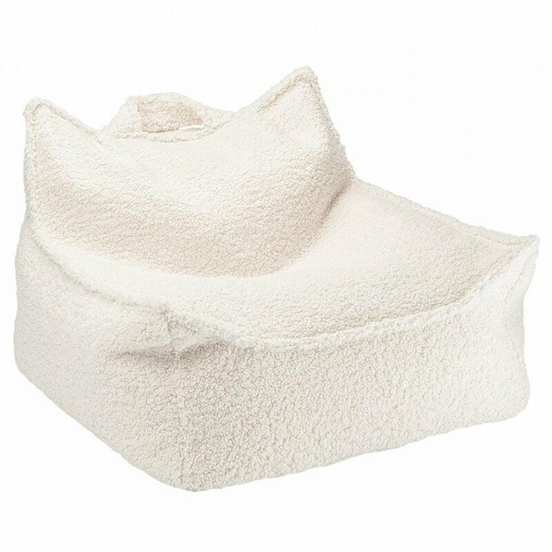 Kids' Furnishings |   Beanbag Chair, Cream White Kids' Furnishings Kids' Furnishings