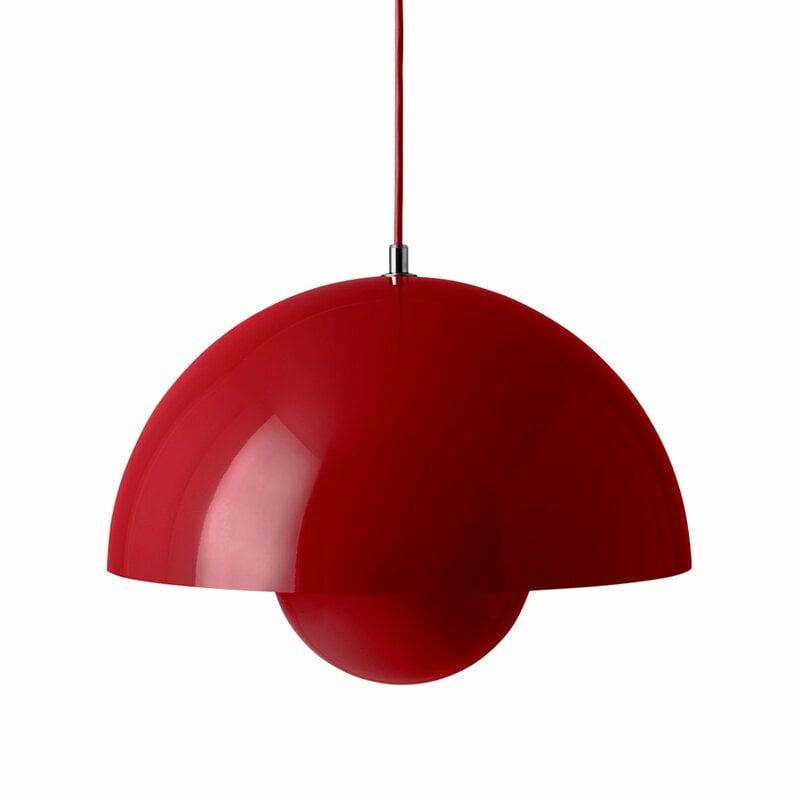 Kids' Furnishings |   Flowerpot Vp7 Pendant, Vermilion Red Kids' Furnishings Kids' Furnishings