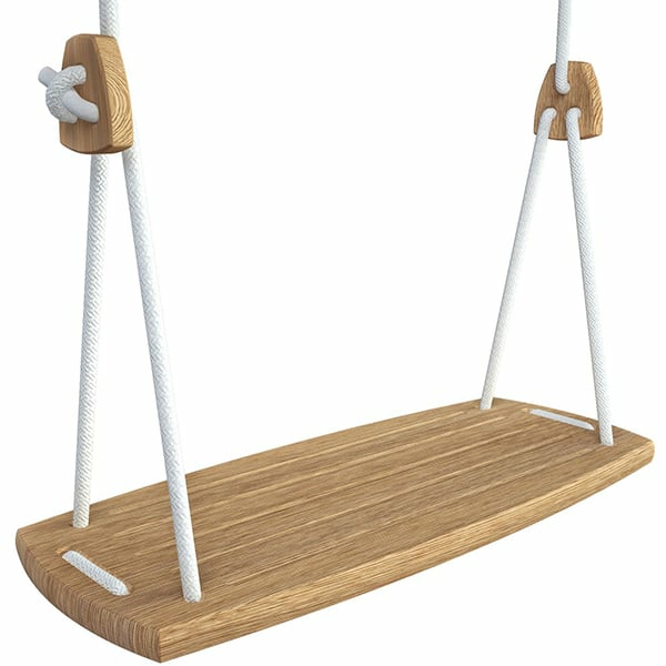 Kids' Furnishings |   Lillagunga Grand Swing, Oak – White Kids' Furnishings Kids' Furnishings