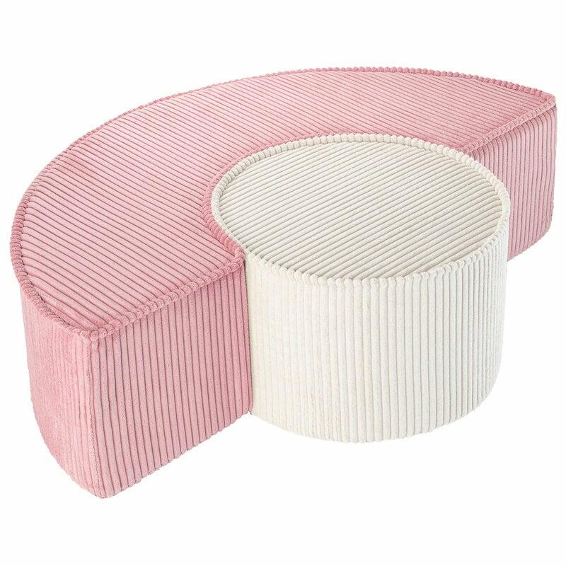 Kids' Furnishings |   Pouffe Set, Pink Mousse Kids' Furnishings Kids' Furnishings