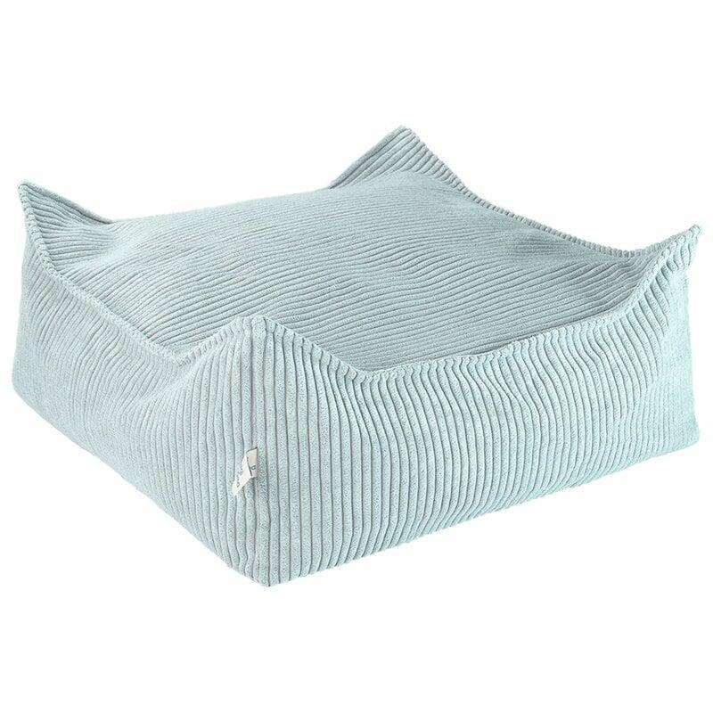 Kids' Furnishings |   Square Ottoman, Peppermint Green Kids' Furnishings Kids' Furnishings