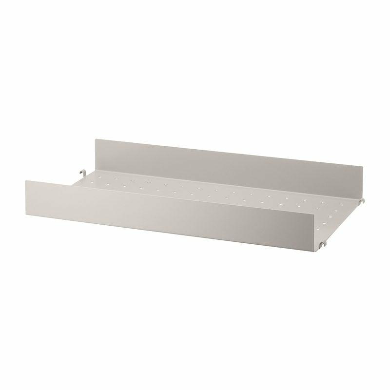 Shelves |   String Metal Shelf 58 X 30 Cm, High, Beige Shelves Shelves