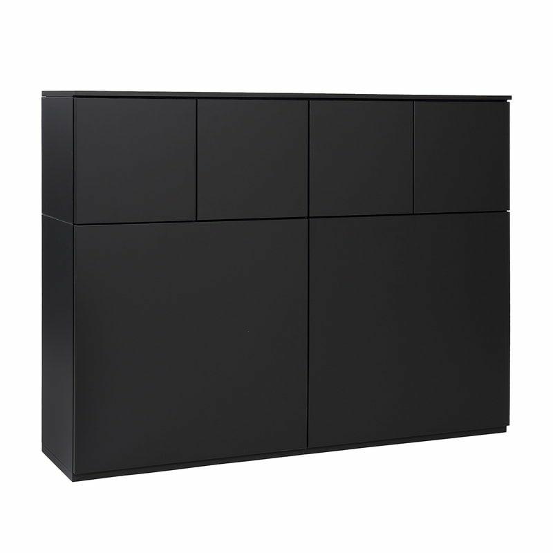 Storage Furniture |   Fuuga Cabinet, 100 X 128 Cm, Black Storage Furniture Storage Furniture