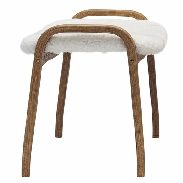 Chairs |   Lamino Stool, Sheepskin, Natural White Chairs Chairs